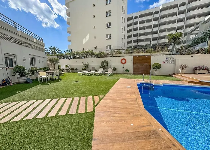 Palm 4b With Sea Views And Private Parking Апартаменты Марбелья