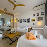 Palm 4b With Sea Views And Private Parking Daire Marbella